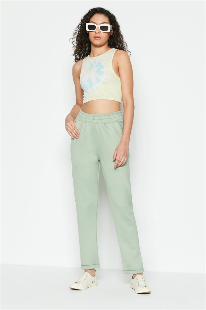 C&City Women Sweatpants 807 Pistachio Green